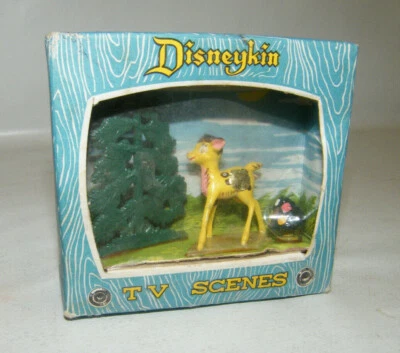 BAMBI PVC FIGUR TV SCENES MARX TOYS 60er JAHREN DISNEY - Bild 1 von 4