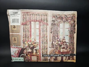 Vogue 1386 Patterns For Living at Home With Waverly Designer Collection - Picture 1 of 5