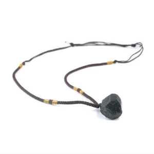 Natural Black Tourmaline Schorl Pendant Chunk Reiki Chakra丨DE - Bild 1 von 11