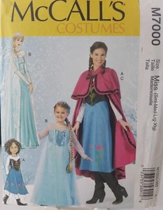 NEW-MCCALL'S-DISNEY- FROZEN-ELSA/ANNA-M7000- SIZE MISS (8,10,12,14,16,18,20,22) - Picture 1 of 2