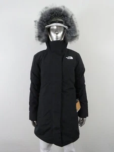 Womens PLUS 2X The North Face Arctic Parka Down Waterproof Winter Jacket Black - Picture 1 of 17