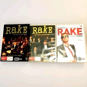 RAKE Series 1 2 3 DVDs Australian Law TV Drama 10 Discs Region 4 PAL - Picture 1 of 2