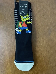 Calze casual Stance x Simpsons Troubled Bart Medium uomo 6-8,5 donna 8-10,5 - Foto 1 di 5