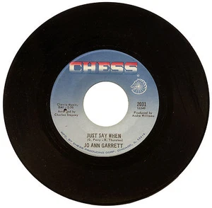 JO ANN GARRETT  "JUST SAY WHEN c/w THOUSAND MILES AWAY"  1967 NORTHERN SOUL - Picture 1 of 1