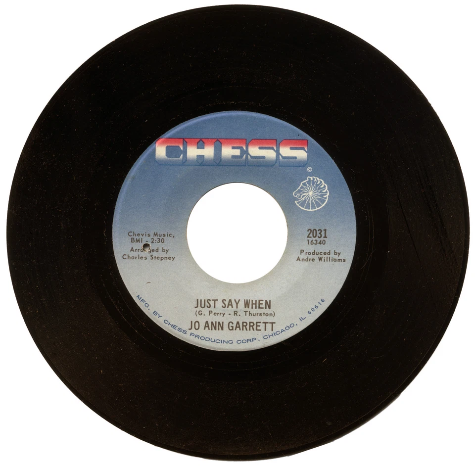 JO ANN GARRETT  "JUST SAY WHEN c/w THOUSAND MILES AWAY"  1967 NORTHERN SOUL - Image 1 of 1