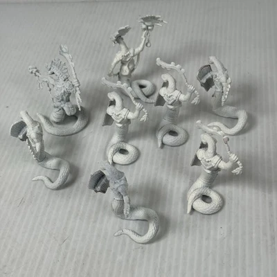 Shadows of Brimstone Lizard Men And Priest Enemies Primed & Assembled - Image 1 of 4