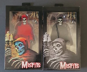 MISFITS THE FIEND NECA Figuras PAR de 8" Rojo y Negro Horror Punk Iconos - Imagen 1 de 2