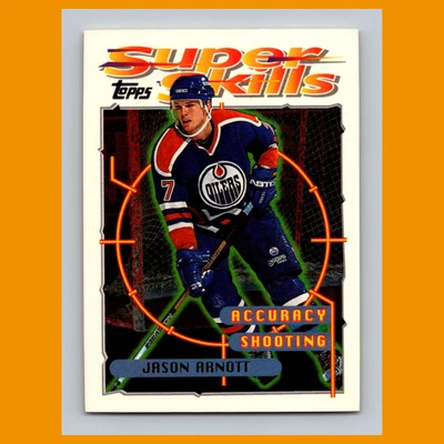 Jason Arnott #67 1995 Topps Super Skills Edmonton Oilers Hockey Card NHL NM - Image 1 of 3