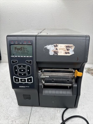 Zebra ZT410  Thermal Barcode Label Printer (USB - Ethernet For Parts Or Repair - Image 1 of 4