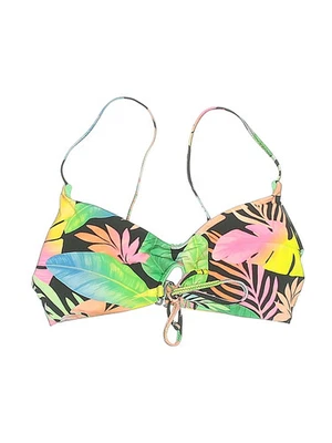 Top de traje de baño verde Hurley para mujer M Foto 1 de 2