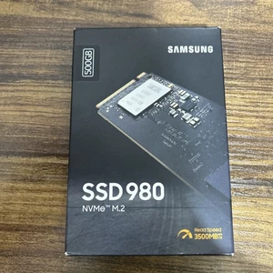 Samsung 980 500GB M.2 2280 Interne Gaming SSD (MZ-V8V500B/AM) Neu Rechnung MwSt - Picture 1 of 1