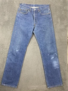 Vintage Levi's 501 0115 Jeans Herren 32x32 blau Medium Wash Straight Leg Denim 80’s - Bild 1 von 12