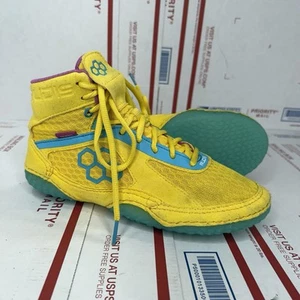 Rudis Alpha Amarillo Rosa Zapatos de Lucha para Hombres 6.5 Mujeres 8 Grapple Jóvenes Niños - Imagen 1 de 16