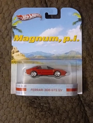 Hot Wheels 2013 Retro Entertainment Magnum, p.i. - Ferrari 308 GTS QV Red X8908 - image 1 of 4