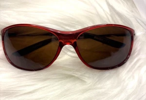 SwissSport Sunglasses Amber Oval With Brown Gradient Lenses Lightweight Preowned - Picture 1 of 9