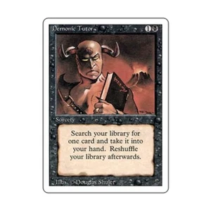 WOTC MtG 3rd Ed Demonic Tutor (U) NM - Picture 1 of 1