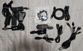 BIG Lot of HDMI Adaptors for N64, Wii, NGC, SNES, SFC, & Dreamcast