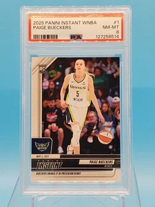 2025 Panini Instant WNBA #1 Paige Bueckers Rookie RC PSA 8 - Bild 1 von 2