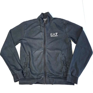 Armani EA7 Herren Sweatshirt - Größe S - Schwarz Full Zip - Emporio Armani - Bild 1 von 6