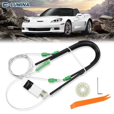 For Chevrolet Corvette C6 2005-2013 Window Regulator Repair Kit Front Driver USA Foto 1 de 4