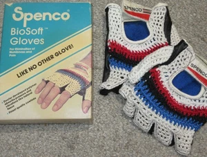 Spenco BioSoft Gloves Medium Numbness Pain Bicyclists Motorcyclists Truck Driver - Picture 1 of 6