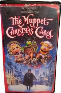 The Muppet Christmas Carol VHS Michael Caine Disney - Picture 1 of 3