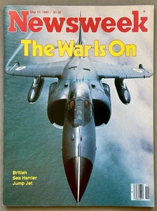 NEWSWEEK Magazine VTG Issue - May 10, 1982 w/ Falkland Islands War - VGC - Picture 1 of 9