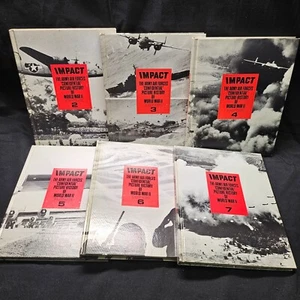 Impact: Army Air Forces Confidential Picture History of World War II 6 Books LOT - Imagen 1 de 6