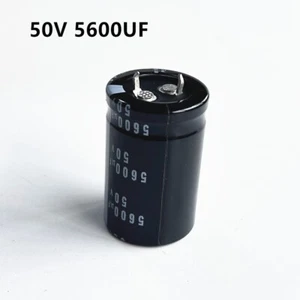 Condensador de audio electrolítico de aluminio SNAP IN 5600 uF 5600mfd 50V 25*40 mm - Imagen 1 de 8
