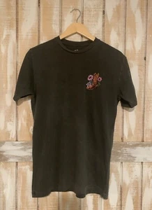 Last Call Men Shirt Medium Gray Desert Rose Boots Graphic Short Sleeve - Picture 1 of 5