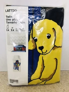 Juego de funda nórdica IKEA Lattjo tamaño doble funda de almohada robot cachorro ropa de cama - Imagen 1 de 3