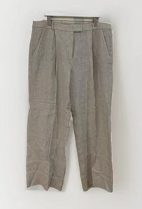 Banana Republic Womens Linen Straight Leg Lightweight Pants Size 18 - Picture 1 of 7