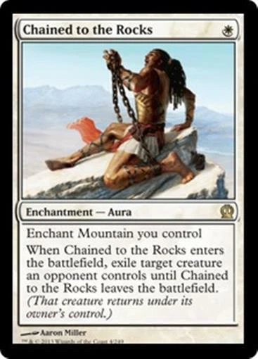 MTG - CHAINED TO THE ROCKS - Theros (R) - Image 1 of 1