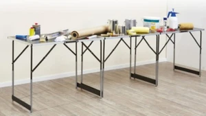 Tapeziertisch Flohmarkttisch Mehrzwecktisch Campingtisch 4 x höhenver 3 x 100x60 - Bild 1 von 8