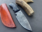 custom handmade damascus steel hunting knife lot of 01(Maf# 19)