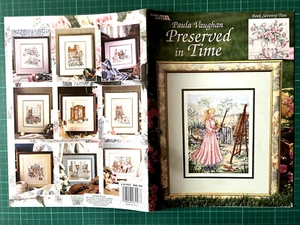 PRESERVED IN TIME Cross Stitch Chart Pattern Booklet 10 Designs Leisure Arts 72 - Picture 1 of 1
