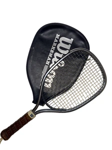 Wilson Marksman Schläger Racket CO85 3 7/8 mit Reißverschlussabdeckung 18" - Bild 1 von 9