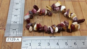 Bracelet baroque JASPE MOKAITE pierres roulée lithotherapie soin reiki chips - Picture 1 of 1