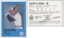 1986 Toronto Blue Jays Fire Safety Garth Iorg #16