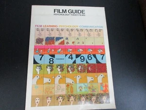 Film Guide Psychology Today Films-1971 Softcover Book - Picture 1 of 10
