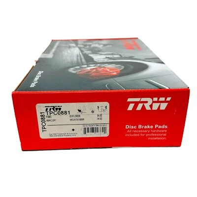 Juego de pastillas de freno de disco trasero TRW TPC0881 para 02-04 Ford Explorer, Mercury Mountaineer Foto 1 de 4