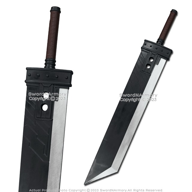 Collector's Edition Yoru Dracule Mihawk Supreme Black Cruciform Foam Sword  Replica Prop - Black, White, Blue, and Gold