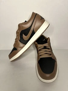 Size 11W/9.5M- Nike Air Jordan 1 Low "Off Noir/Sail/Archaeo Brown" DC0774-021 - Picture 1 of 8