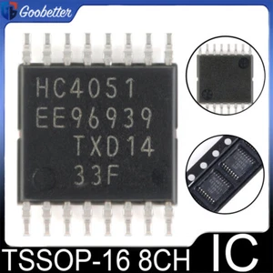 SMD 74HC4051PW,118 TSSOP-16 8-CH Analog Multiplexer/Demux Various Quantities - Picture 1 of 4