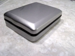 CD DVD 18/8 Acero Inoxidable Metal Doble Anillo 24 Carpeta CD Organizador de Almacenamiento - Imagen 1 de 7