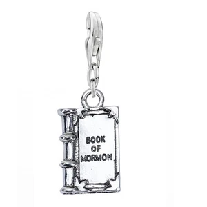Sexy Sparkles Clip on Lobster Clasp Claw Charm Religious Book of Mormon Charm fo - Picture 1 of 1