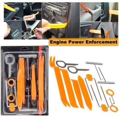 12pcs Pry Tools Car Center Console Audio Radio Dash Panel Clip Removal Installer - Image 1 of 4