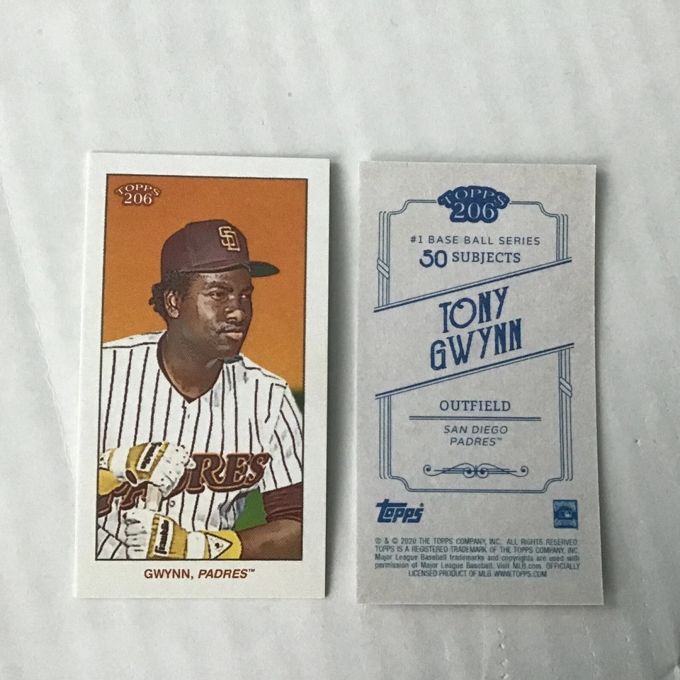Tony Gwynn #36 Padres Base 2020 Topps 206 T206 Online Exclusive Series 1 - Image 1 of 1