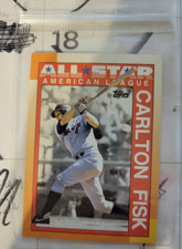 Carlton Fisk 1990 Topps All Star American League Baseball Card #392