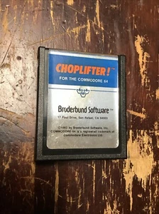 1982 Choplifter Commodore 64 Game Cartridge Vintage - Picture 1 of 24